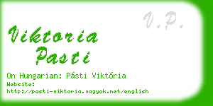 viktoria pasti business card