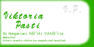 viktoria pasti business card